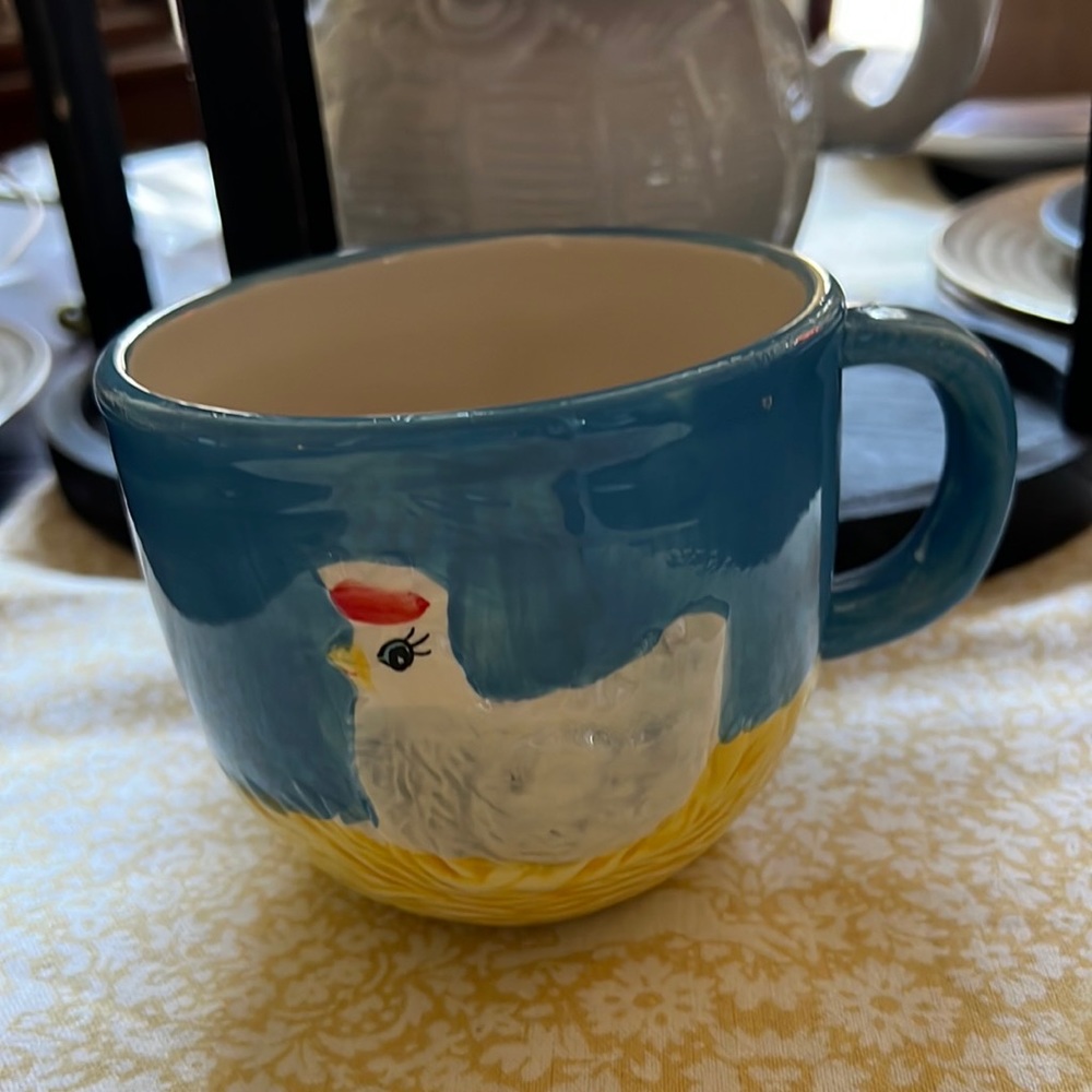 Gourmet Village Nesting Hen Over-Sized Coffee Mug